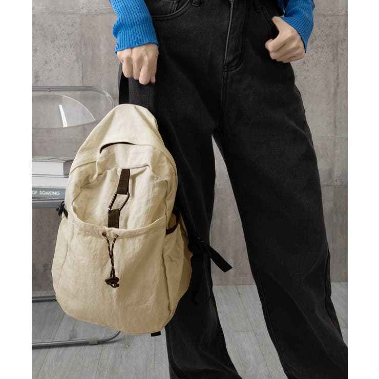 ドロストポケットリュック 軽量デイパック | SUNSHINE CLOSET | 詳細画像9 