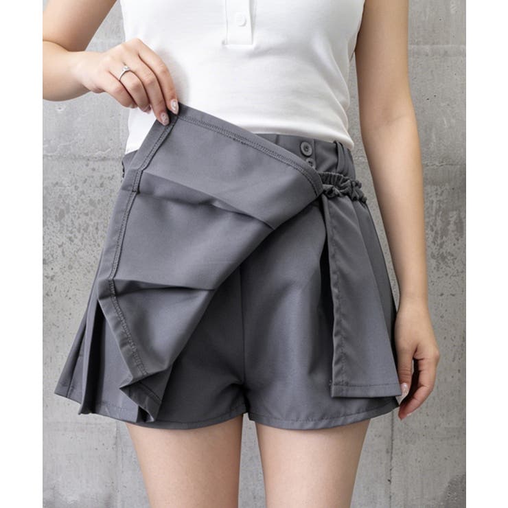 レディース ハイウエストミニ丈スカート着やせ インナーパンツ付きJKスカート制服… | SUNSHINE CLOSET | 詳細画像24 