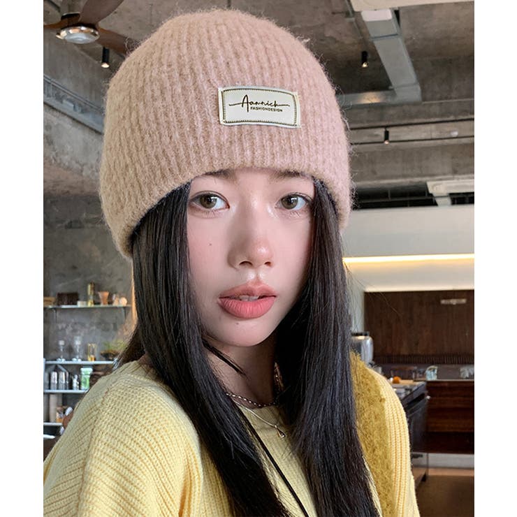ロゴニット帽子レディース ニットキャップ | SUNSHINE CLOSET | 詳細画像1 