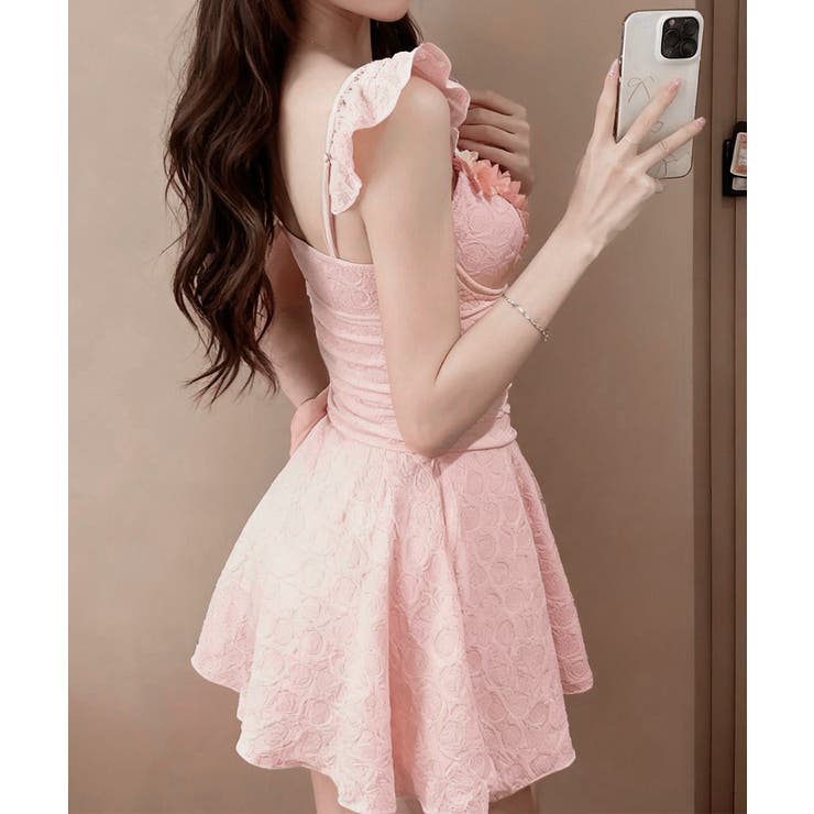 レディース水着体型カバー フェミニン 露出控えめ水着一体型ショートパンツ付き | SUNSHINE CLOSET | 詳細画像20 