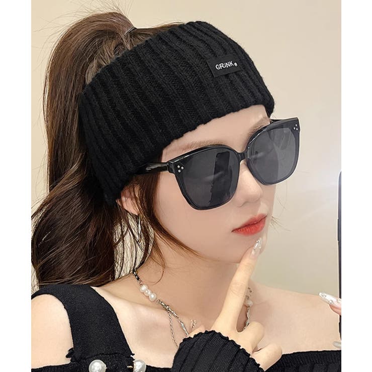 ニットヘアバンド 幅広 ヘアターバン洗顔[品番：AGCW0005044