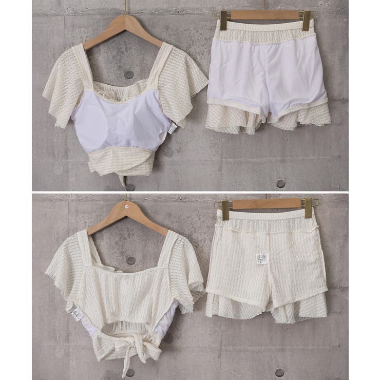 盛れる水着 クロストップス インナーパンツ付きスカート | SUNSHINE CLOSET | 詳細画像11 