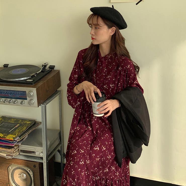 小花柄 ボウタイワンピース レディース春 | SUNSHINE CLOSET | 詳細画像17 