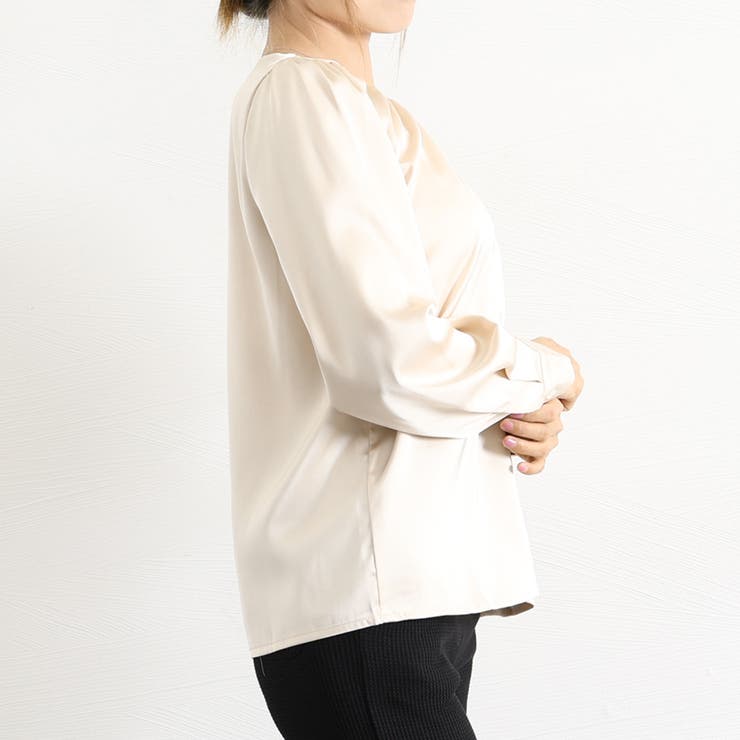 ギャザーブラウス 通勤OL オフィスカジュアル | SUNSHINE CLOSET | 詳細画像13 
