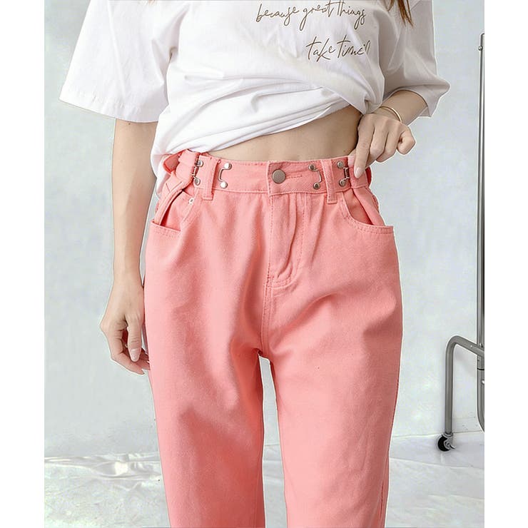 ハイウエス ゆったりロングデニムレディース 体型カバーデニムストレートパンツ | SUNSHINE CLOSET | 詳細画像22 