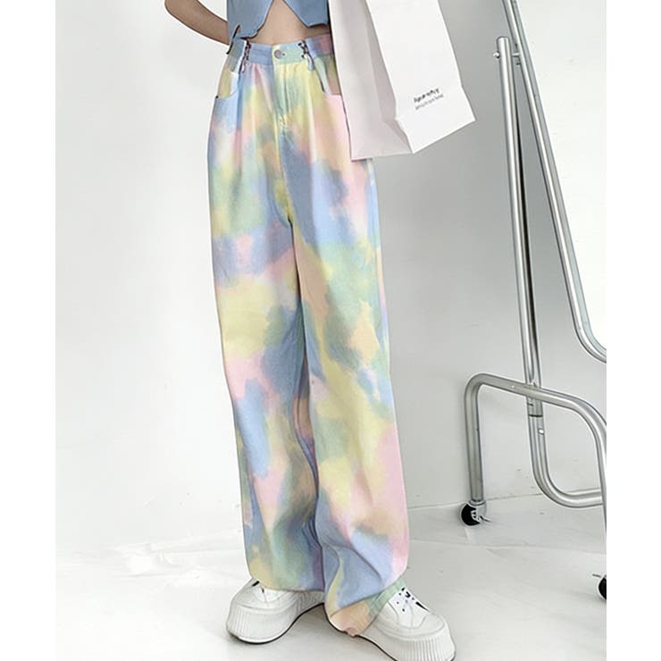 ハイウエス ゆったりロングデニムレディース 体型カバーデニムストレートパンツ | SUNSHINE CLOSET | 詳細画像31 