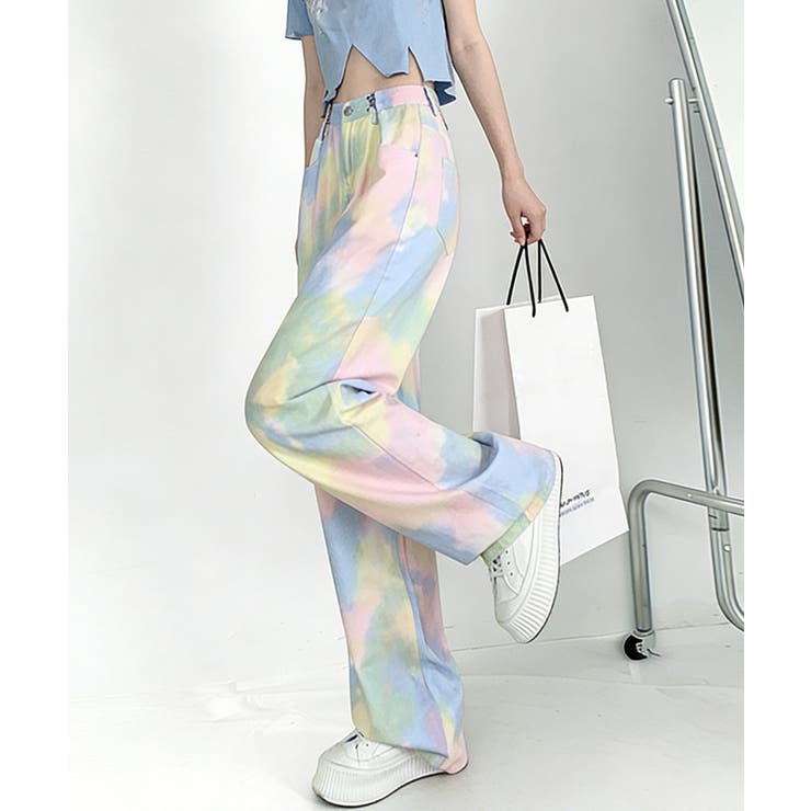 ハイウエス ゆったりロングデニムレディース 体型カバーデニムストレートパンツ | SUNSHINE CLOSET | 詳細画像33 