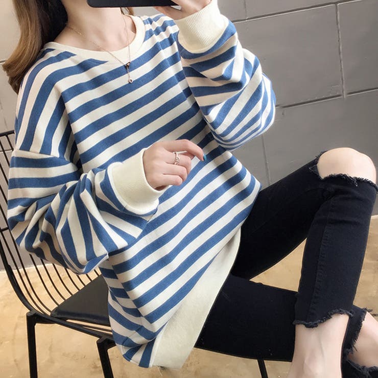 レディース 長袖カットソー クルーネック | SUNSHINE CLOSET | 詳細画像1 