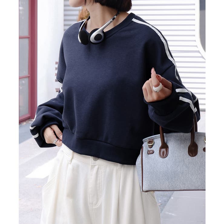 ショート丈 サイドラインスウェット裏起毛 | SUNSHINE CLOSET | 詳細画像16 