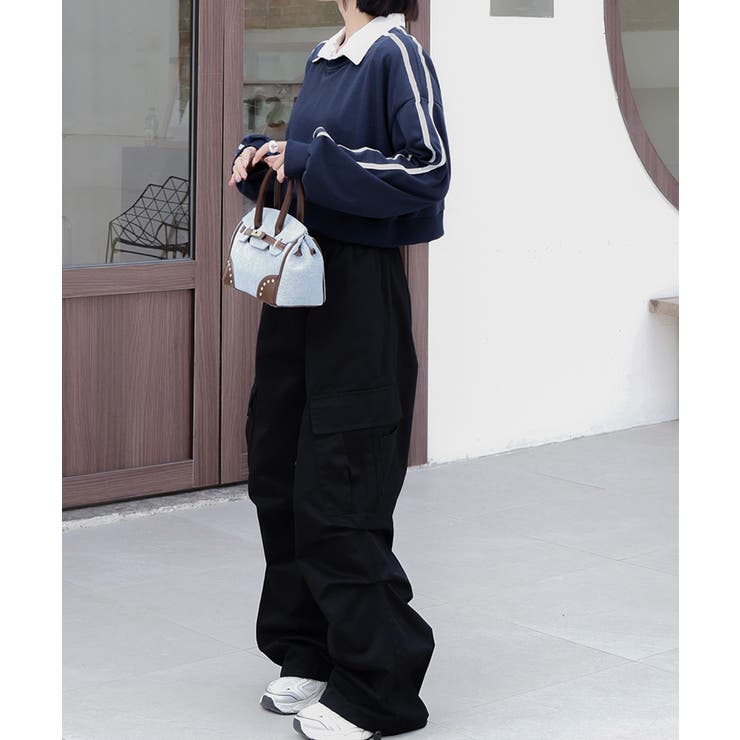 ショート丈 サイドラインスウェット裏起毛 | SUNSHINE CLOSET | 詳細画像21 