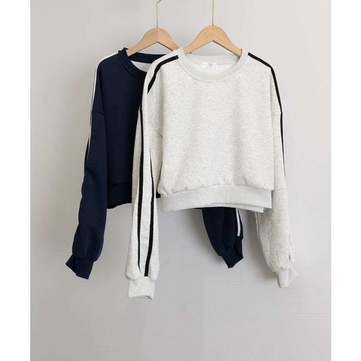 ショート丈 サイドラインスウェット裏起毛 | SUNSHINE CLOSET | 詳細画像32 