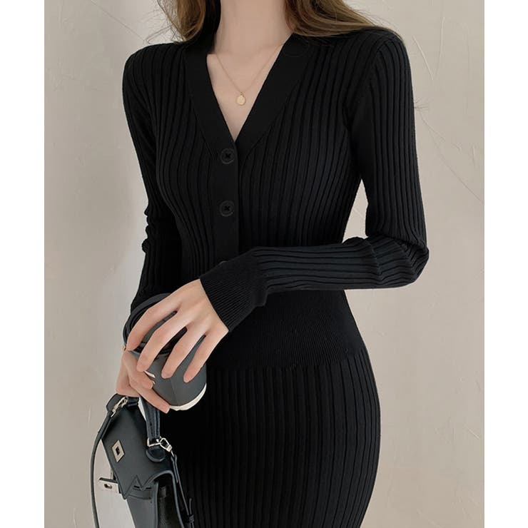 タイトニットワンピース ロングワンピース | SUNSHINE CLOSET | 詳細画像13 