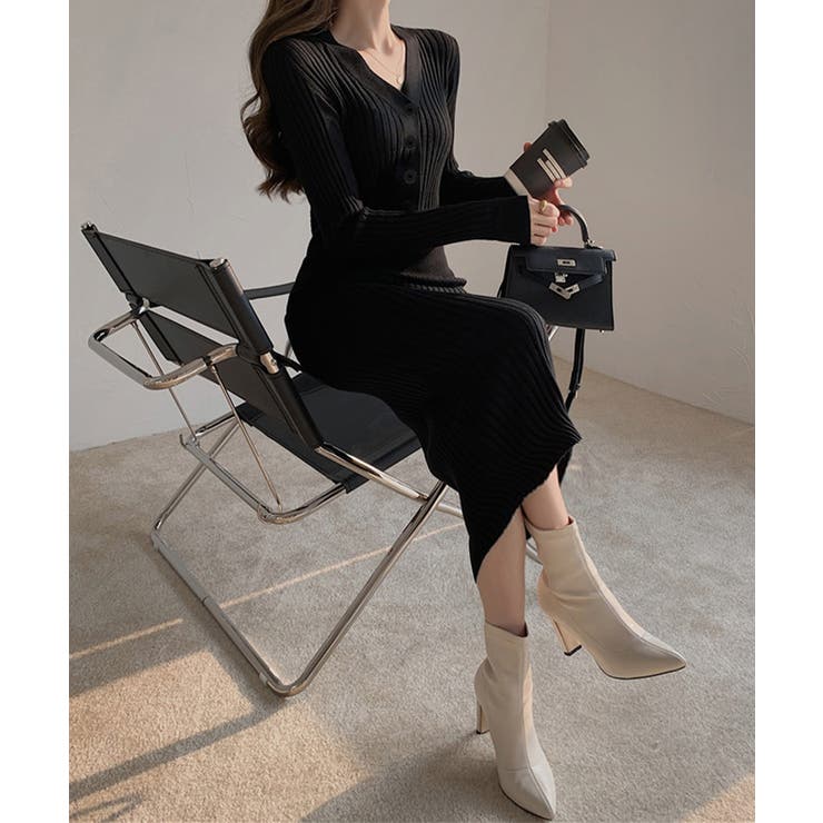 タイトニットワンピース ロングワンピース | SUNSHINE CLOSET | 詳細画像15 