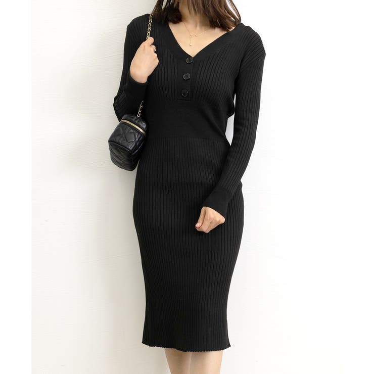 タイトニットワンピース ロングワンピース | SUNSHINE CLOSET | 詳細画像18 