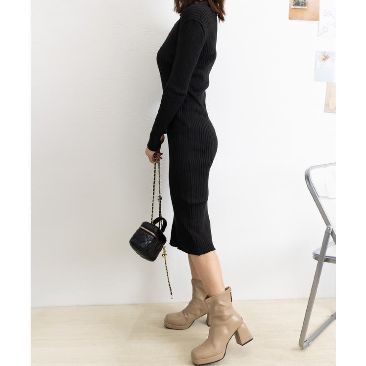 タイトニットワンピース ロングワンピース | SUNSHINE CLOSET | 詳細画像21 