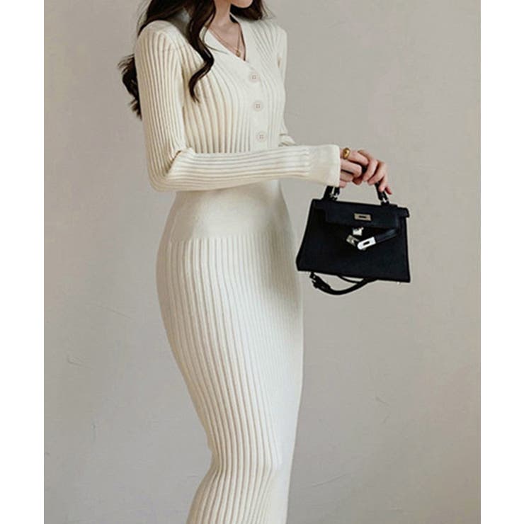 タイトニットワンピース ロングワンピース | SUNSHINE CLOSET | 詳細画像5 