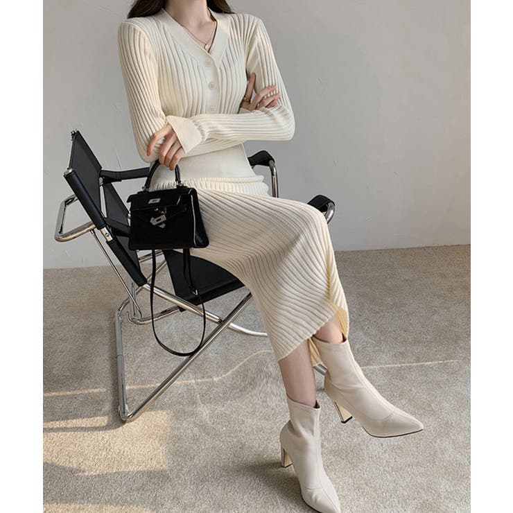 タイトニットワンピース ロングワンピース | SUNSHINE CLOSET | 詳細画像7 