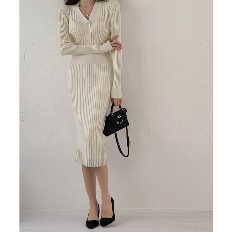 タイトニットワンピース ロングワンピース | SUNSHINE CLOSET | 詳細画像8 