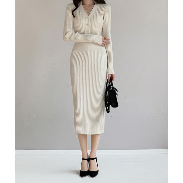 タイトニットワンピース ロングワンピース | SUNSHINE CLOSET | 詳細画像9 