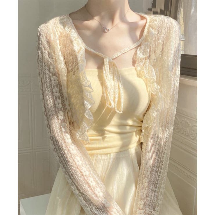 レースボレロカーディガン シアートップス | SUNSHINE CLOSET | 詳細画像1 