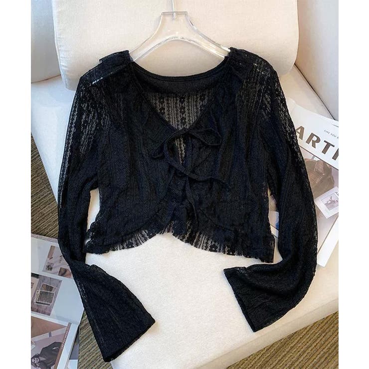 レースボレロカーディガン シアートップス | SUNSHINE CLOSET | 詳細画像10 