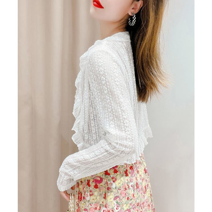 レースボレロカーディガン シアートップス | SUNSHINE CLOSET | 詳細画像12 