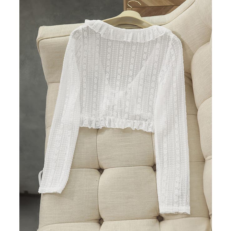 レースボレロカーディガン シアートップス | SUNSHINE CLOSET | 詳細画像17 