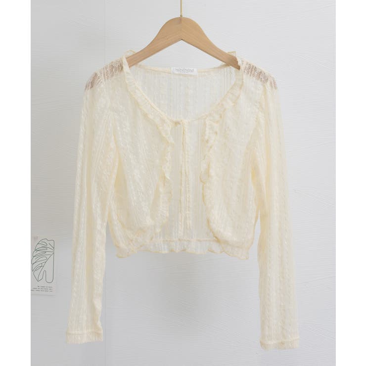 レースボレロカーディガン シアートップス | SUNSHINE CLOSET | 詳細画像24 