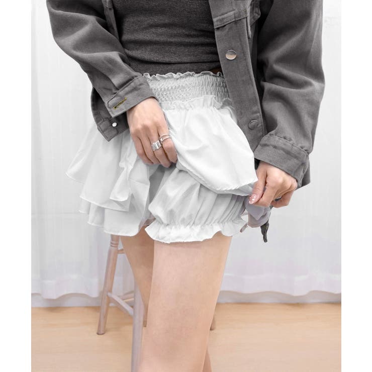 ミニティアードスカート フリルスカート夏 | SUNSHINE CLOSET | 詳細画像17 