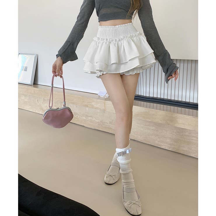 ミニティアードスカート フリルスカート夏 | SUNSHINE CLOSET | 詳細画像4 