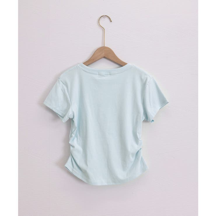 ラウンドネックちびTシャツ レディース 無地タイトtシャツ | SUNSHINE CLOSET | 詳細画像23 