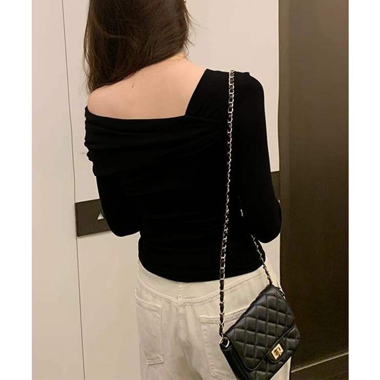 ワンオフショルダーTシャツ肩出しトップス | SUNSHINE CLOSET | 詳細画像7 