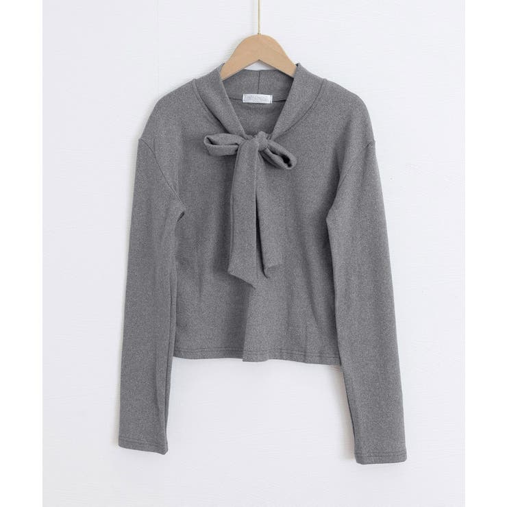 リボンタイ付きトップス ボウタイtシャツ | SUNSHINE CLOSET | 詳細画像24 