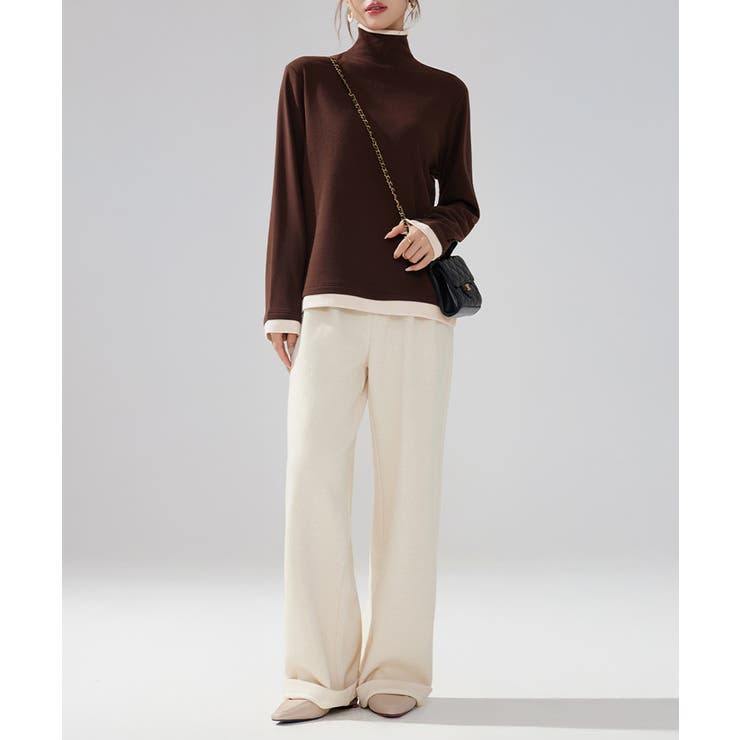 ハイネックトップス レイヤード風 長袖T | SUNSHINE CLOSET | 詳細画像16 