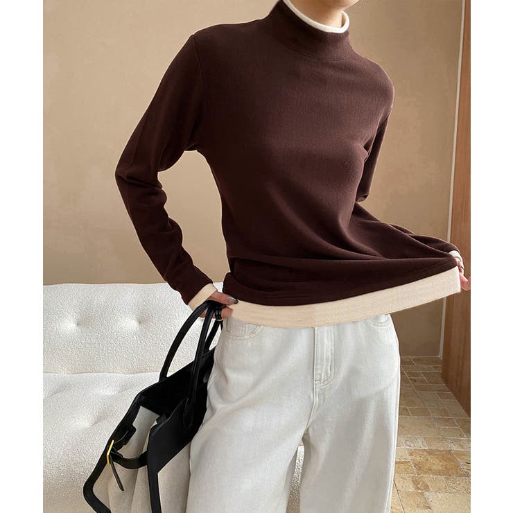 ハイネックトップス レイヤード風 長袖T | SUNSHINE CLOSET | 詳細画像18 