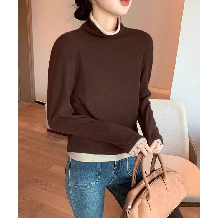 ハイネックトップス レイヤード風 長袖T | SUNSHINE CLOSET | 詳細画像20 