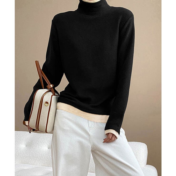 ハイネックトップス レイヤード風 長袖T | SUNSHINE CLOSET | 詳細画像6 