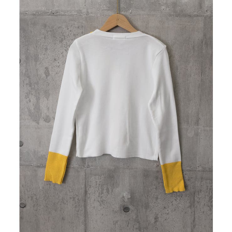 バイカラーニットカーディガンレイヤード風 | SUNSHINE CLOSET | 詳細画像17 