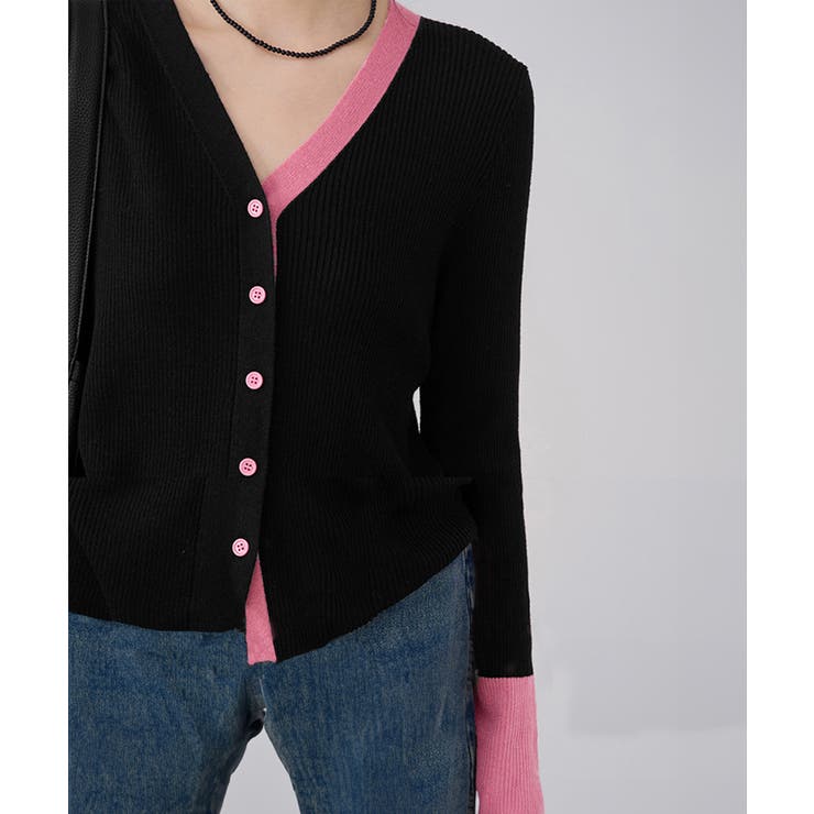 ★さくら★【新品未使用】OHGA ドッキングニット 黒 ☆さくら☆【新品未使用】OHGA ドッキングニット 黒 ohga