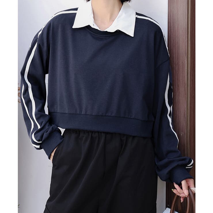 サイドライン スウェットシャツショート丈 | SUNSHINE CLOSET | 詳細画像10 