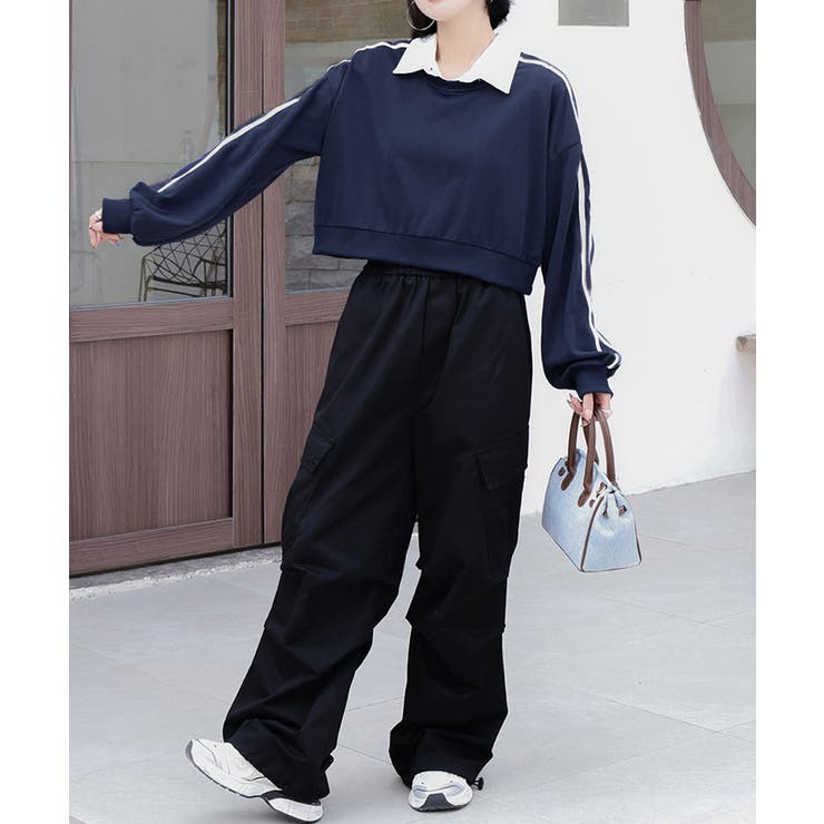 サイドライン スウェットシャツショート丈 | SUNSHINE CLOSET | 詳細画像13 