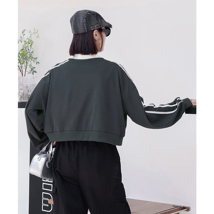 サイドライン スウェットシャツショート丈 | SUNSHINE CLOSET | 詳細画像16 