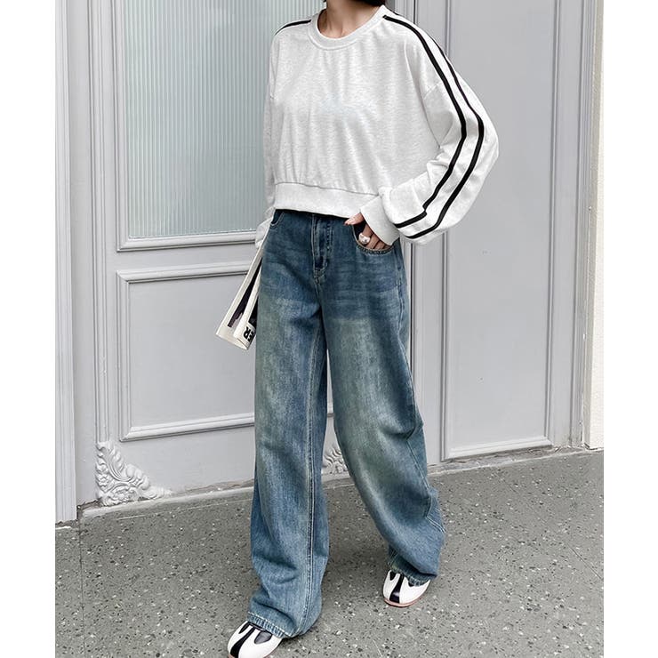 サイドライン スウェットシャツショート丈 | SUNSHINE CLOSET | 詳細画像5 