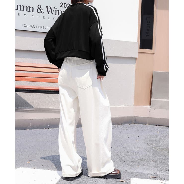 サイドライン スウェットシャツショート丈 | SUNSHINE CLOSET | 詳細画像9 