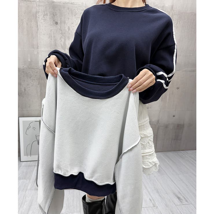 裏起毛スウェットレディーストレーナー秋冬 | SUNSHINE CLOSET | 詳細画像18 