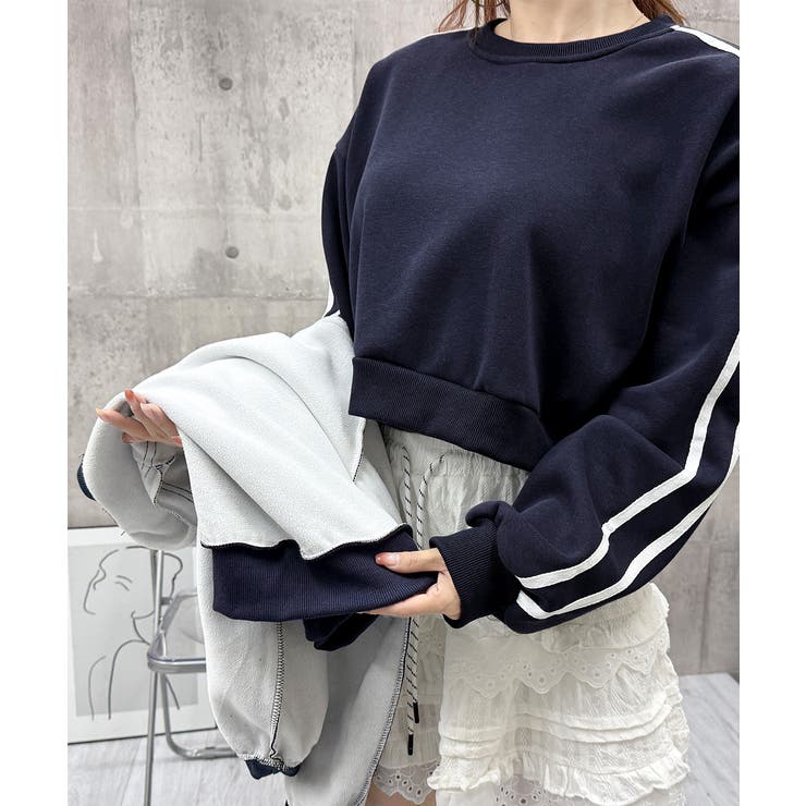 裏起毛スウェットレディーストレーナー秋冬 | SUNSHINE CLOSET | 詳細画像19 