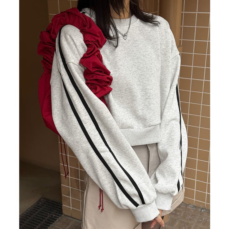 裏起毛スウェットレディーストレーナー秋冬 | SUNSHINE CLOSET | 詳細画像6 