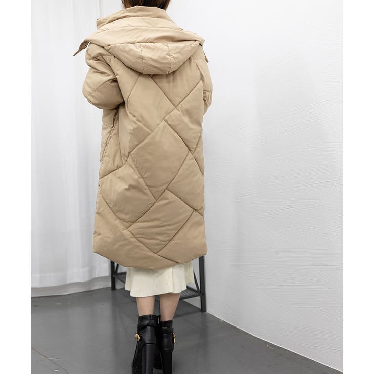 フェイクダウンコート ロング 中綿コード | SUNSHINE CLOSET | 詳細画像20 