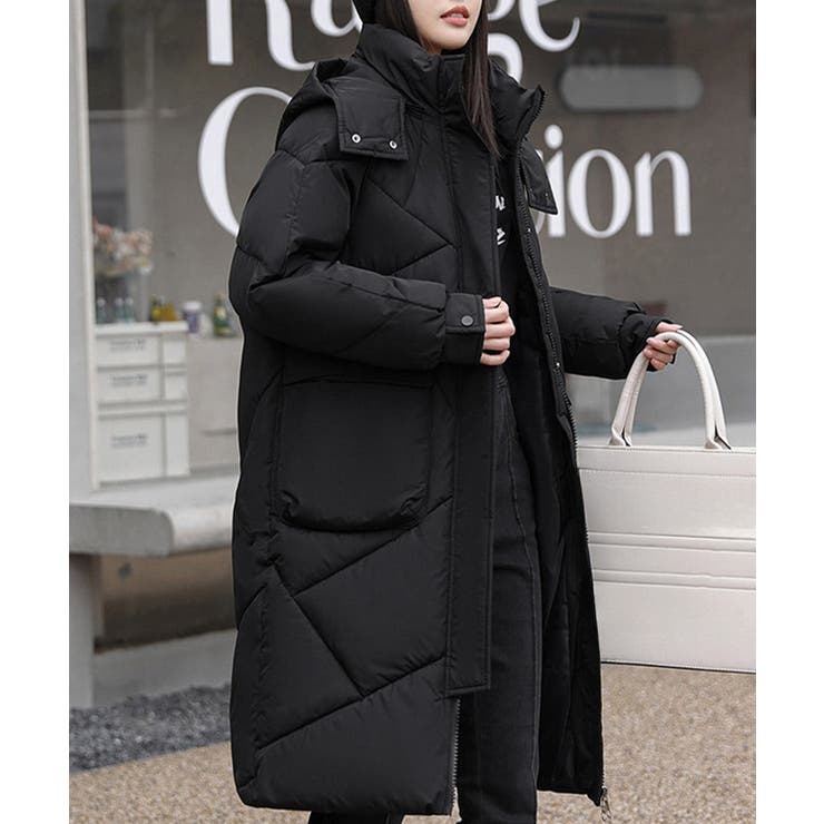 フェイクダウンコート ロング 中綿コード | SUNSHINE CLOSET | 詳細画像3 