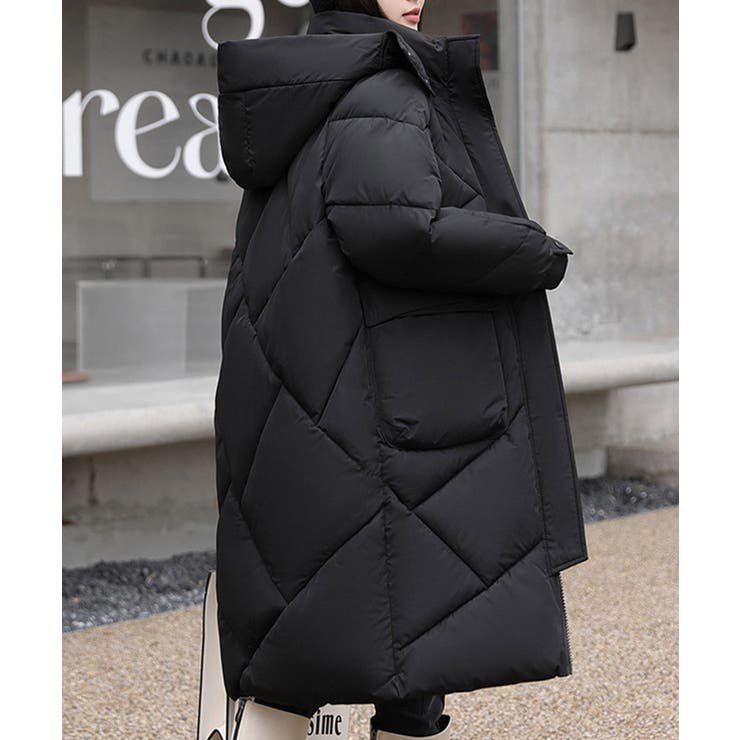 フェイクダウンコート ロング 中綿コード | SUNSHINE CLOSET | 詳細画像4 